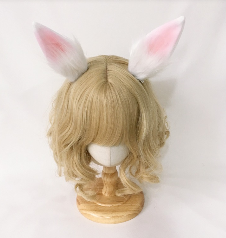 The White Rabbit Clip-On Ears by Enchanted Bounding