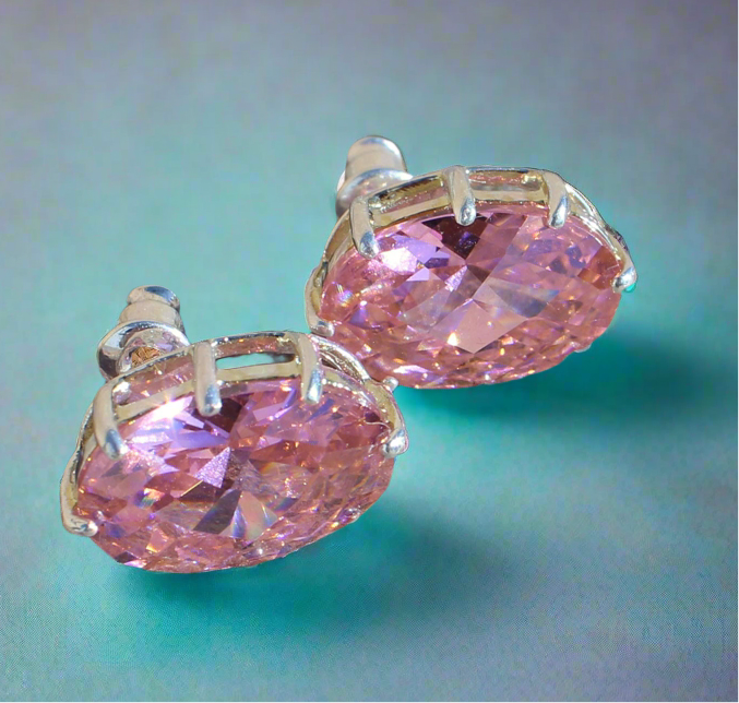 Cubic Zirconia Earrings by Enchanted Bounding™