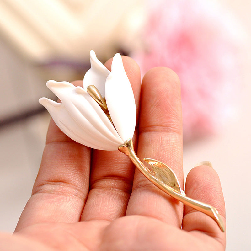 Tulip Brooch by Enchanted Bounding™ 