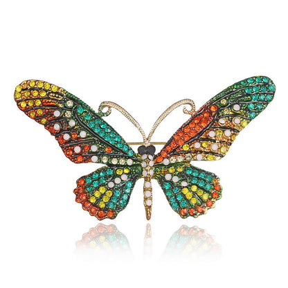 Alice's Wonderland Collection Colorful Butterfly Brooch by Enchanted Bounding™