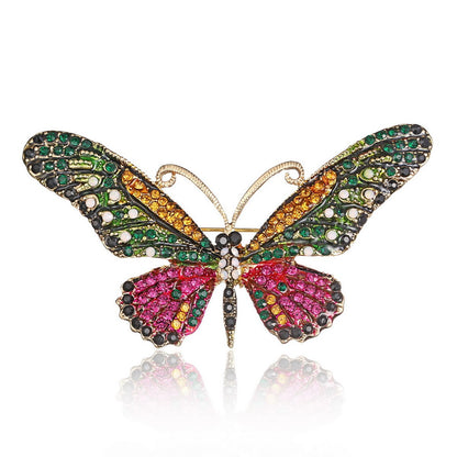 Alice's Wonderland Collection Colorful Butterfly Brooch by Enchanted Bounding™