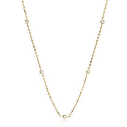 Gold-tone and Sterling Silver North Star Necklace by Enchanted Bounding™