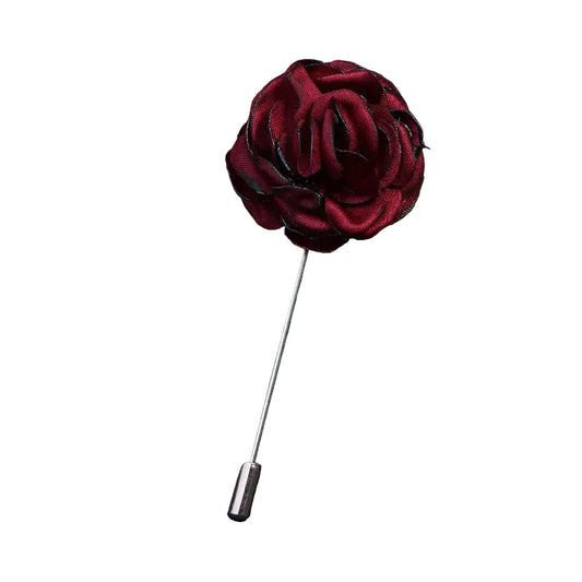 Red Rose Lapel Pin Brooch by Enchanted Bounding™