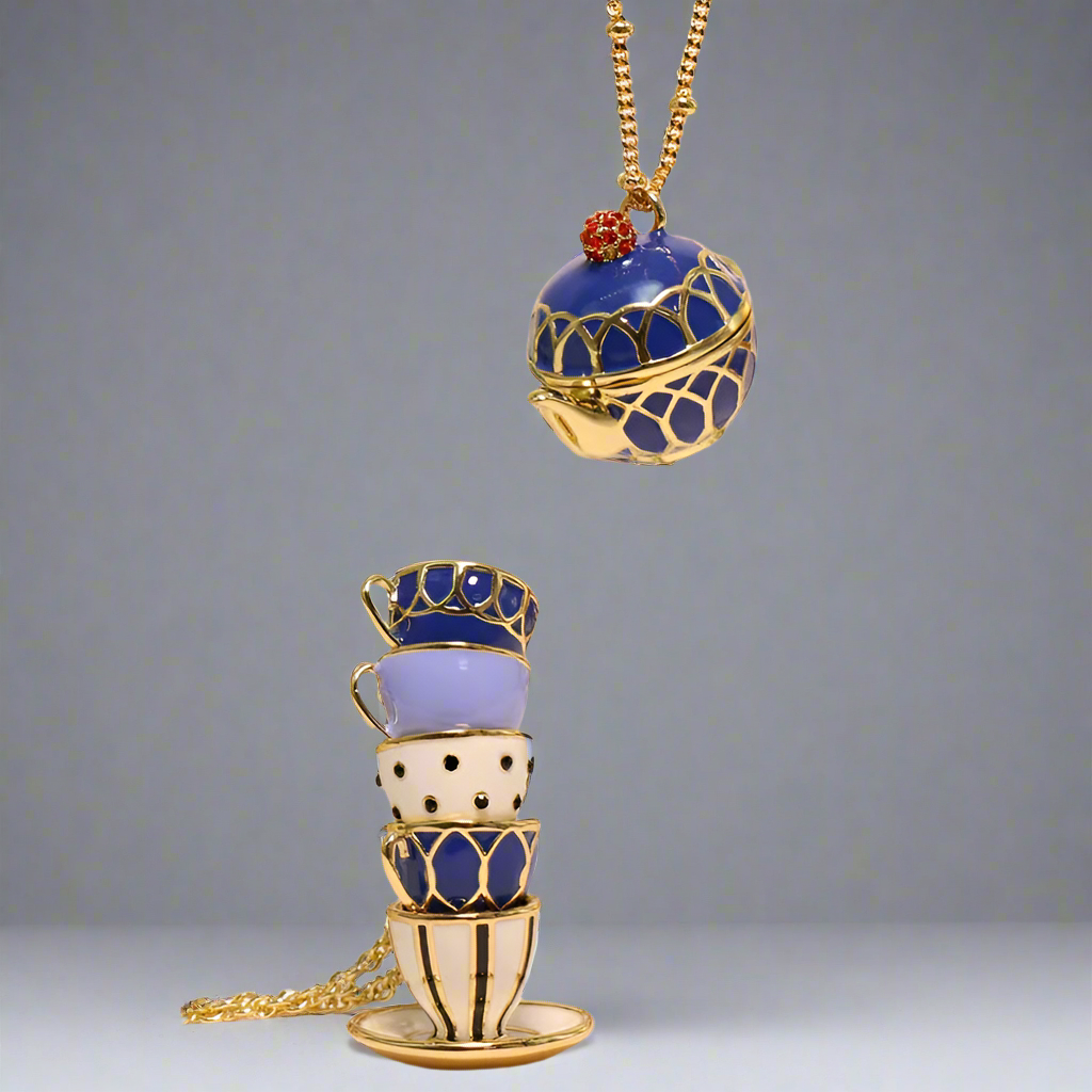 Mad Tea-Party Teapot Necklace by Enchanted Bounding™