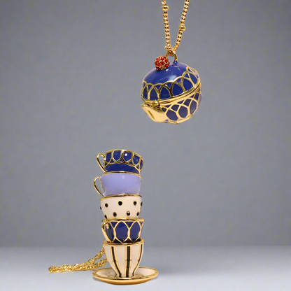 Mad Tea-Party Teapot Necklace by Enchanted Bounding™