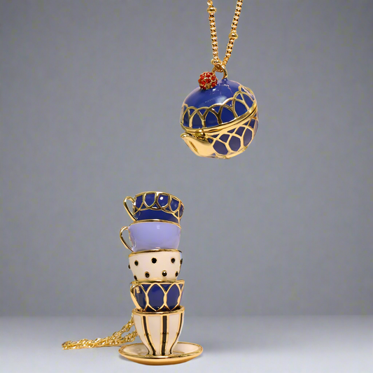 Mad Tea-Party Teapot Necklace by Enchanted Bounding™
