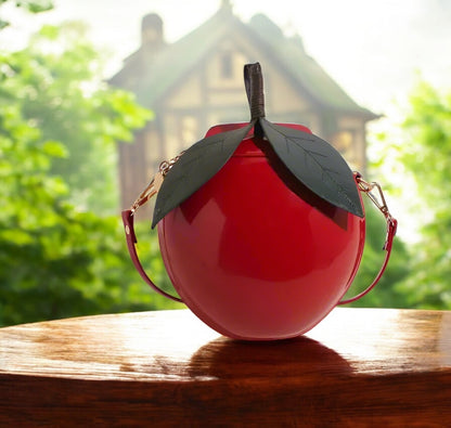 Red Apple Crossbody Bag by Enchanted Bounding™