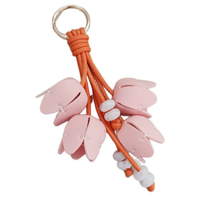 High-fashion Tulip Bag Charm Keychain And Phone Strap Accessory