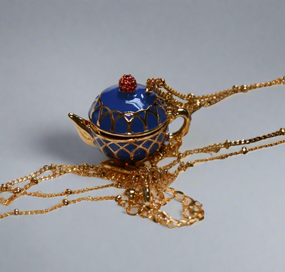 Mad Tea-Party Teapot Necklace by Enchanted Bounding™