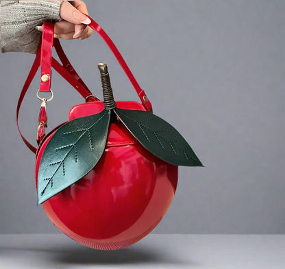Red Apple Crossbody Bag by Enchanted Bounding™