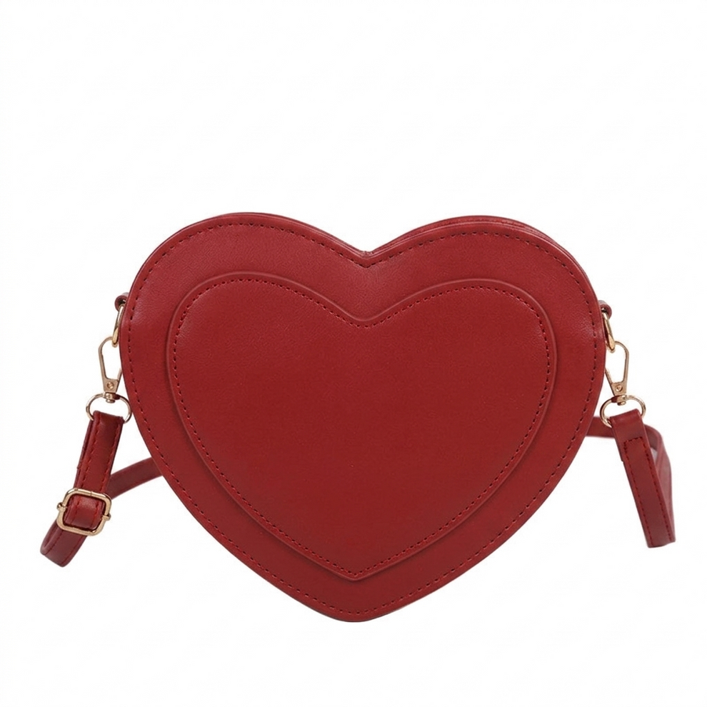 Red Heart Shoulder Bag by Enchanted Bounding™ 