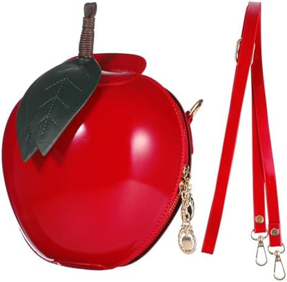 Red Apple Crossbody Bag by Enchanted Bounding™
