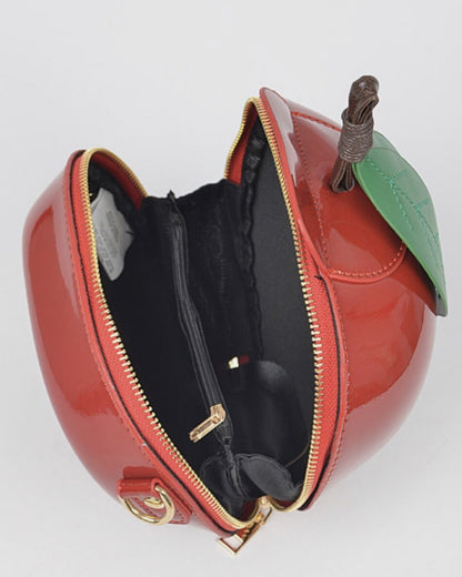Red Apple Crossbody Bag by Enchanted Bounding™
