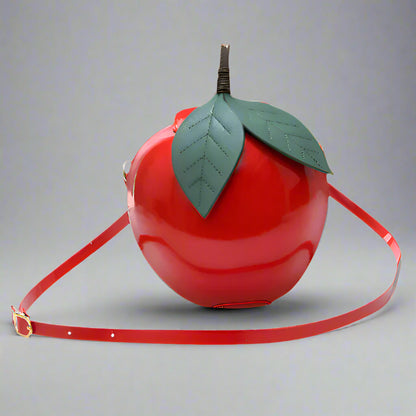 Red Apple Crossbody Bag by Enchanted Bounding™